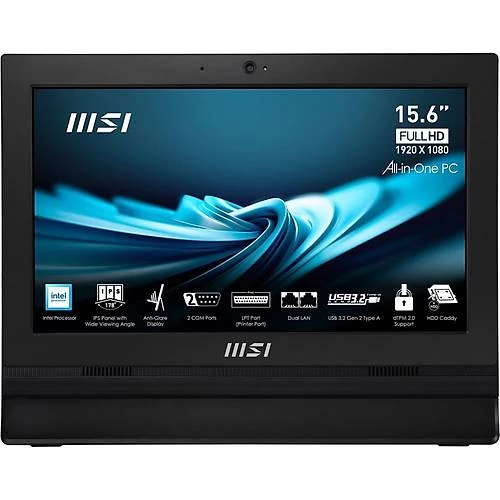 MSI PRO AP162T ADL-017XEU 15.6 FHD 16:9 1920X1080 N100 4GB DDR4 256GB SSD DOS AIO PC