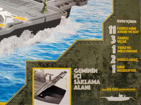MGS OYUNCAK Uçak Gemisi URT-53-9595 - 5