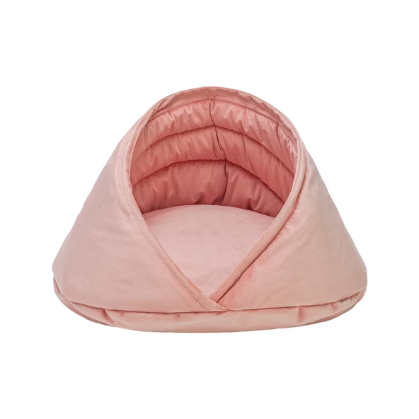 Pet Comfort Oyster Kedi/Köpek Yatağı, Pembe 55x55x32cm - Resim 2