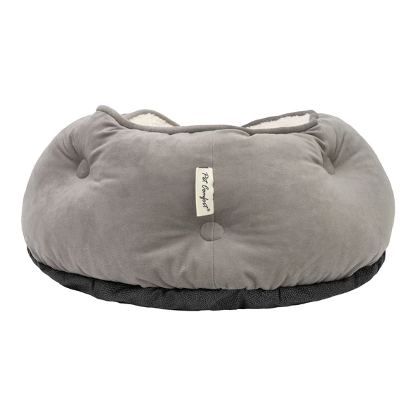 Pet Comfort Paris  Kedi ve Köpek Yatağı Gri 60cm - Resim 3