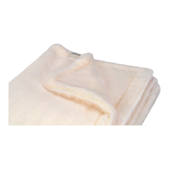 Pet Comfort Lodix  Ekru Kedi ve Köpek Battaniyesi S 70x50cm - Resim 3