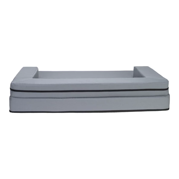 Pet Comfort Gloria Sofa Orthopedik Su Geçirmez Köpek Yatağı, Gri 90x65x8cm - 3