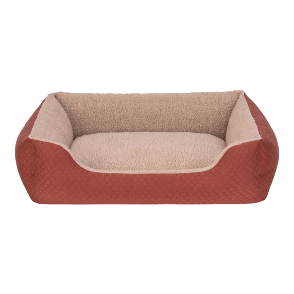 Pet Comfort Bravo Duo  Köpek Yatağı Tarçın/Bej M 75x60cm ürün görseli