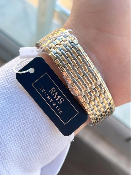 Rms Romanson 2 Yıl Garantili Çelik Kordon Çelik Kasa 5 Atm Suya Dayanıklı Erkek Kol Saati AG1123.12 - Resim 5