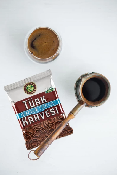 Kahve Dünyası Damla Sakızlı Türk Kahvesi 100 gr x 48 Adet - 4