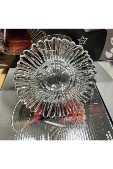 Pşabahçe 10531 Aurora ( Şelale ) Çay Tabağı. 6'adet. (12 CM)