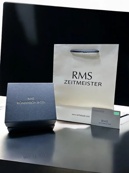 Rms Romanson 2 Yıl Garantili Çelik Kordon Çelik Kasa 5 Atm Suya Dayanıklı Erkek Kol Saati AG1123.01 - 6