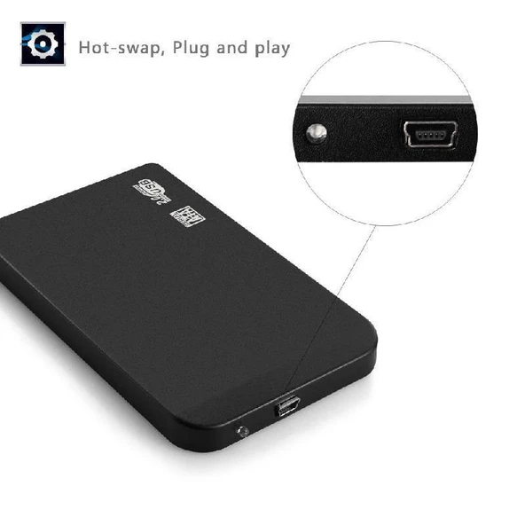 5129 2.5 Usb Sata Slim Laptop Hdd Harddisk Kutusu - Resim 4
