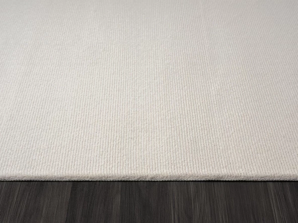 Concept 4710 Krem Halı Yumuşak Akrilik Iplik Tozuaz Modern Salon Halısı Yatak Odası Halısı Koridor 97 X 200 BEYAZ - 5