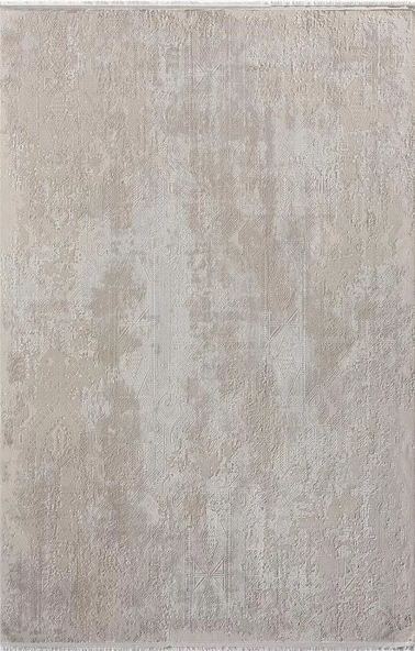 Merit Mr003a Krem Halı Bej Detaylı Ince Yumuşak Akrilik Tozuaz Modern Salon Halısı Yatak Odası 76 X 150 KREM
