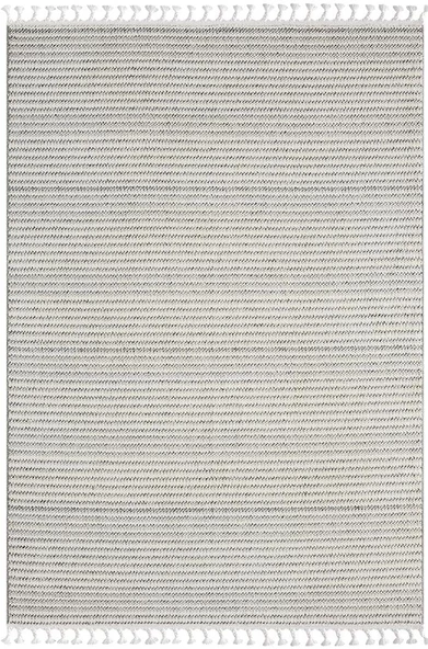 Wool Wl002a Bej Halı Sisal Bukle Dekoratif Kabartmalı Halı Tozsuz Antialerjik Salon Halısı Koridor 200 X 290 BEYAZ-GRI