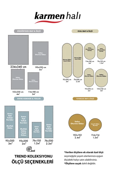 Trend 4101 Gri Akrilik Pamuk Yumuşak Modern Mutfak Yatak Odası Salon Oturma Odası Halısı 95 X 300 GRI-K.GRI - Resim 7