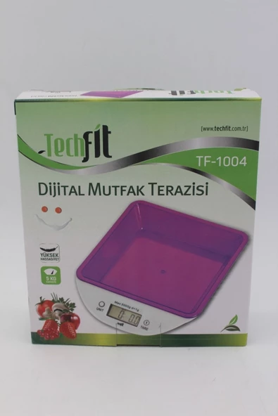 Techfit TF-1004 Pembe Mutfak Tartısı - 2