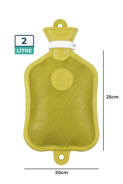 Bebelav Adalılar Kauçuk Termofor Sıcak Su Torbası Sarı 2 L - 5