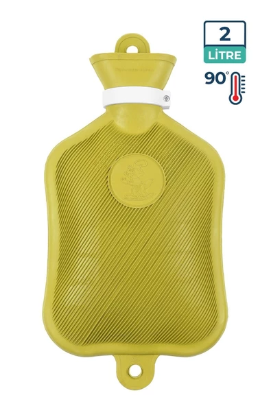 Bebelav Adalılar Kauçuk Termofor Sıcak Su Torbası Sarı 2 L