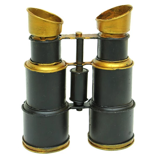 T.Concept Dekoratif Dayanıklı  Metal Dürbün Siyah-Gold Renk C0277 - 4