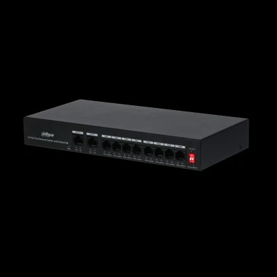 Dahua DH-PFS3010-8ET-65 8 Port 10/100 8FE Poe Port 65W 2FE Uplink Yönetilemez Switch - Resim 4