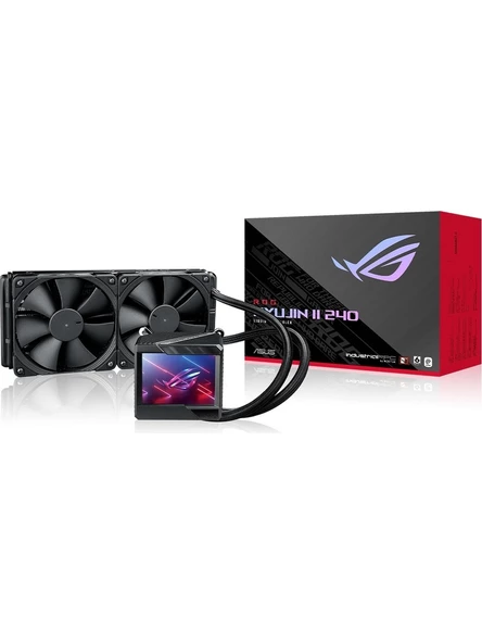 Asus Rog Ryujın 240 OLED Aura Sync Rgb 2x Noctua Ippc 2 Pwm 120MM Fan Sıvı Cpu Soğutucusu