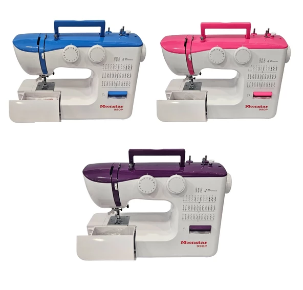 Moonstar Ev Tipi Düz Dikiş Makinesi 36 Desenli / Model 990P