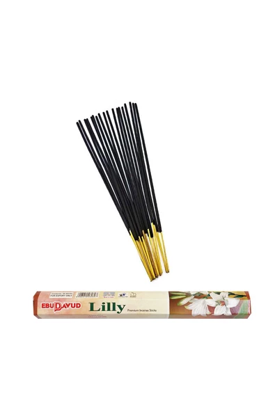3 Paket 20 Çubuklu Tütsü Limon - Amber - Lilly - Kayık Hediyeli - 4