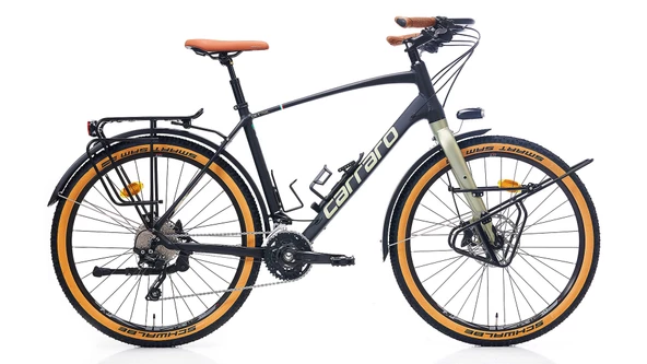 Carraro CR-T Trail HD Fren Deore 30 Vites 27,5 Jant Özel Seri Bisiklet Mat Siyah Yeşil 56 Kadro