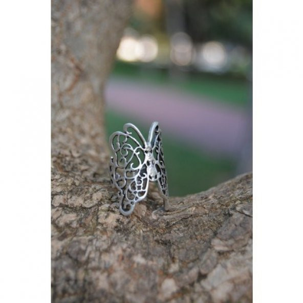 STONEAGE Ayarlanabilir Bayan Bohem Yüzük - Resim 2