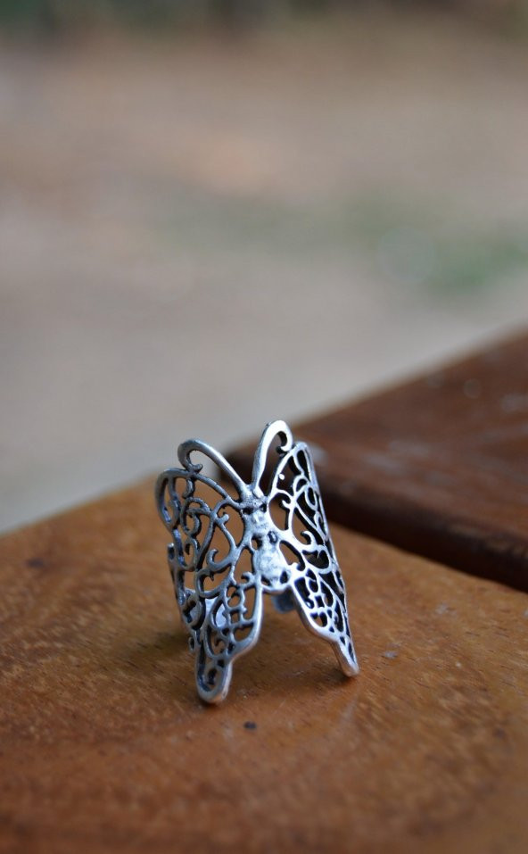 STONEAGE Ayarlanabilir Bayan Bohem Yüzük - Resim 4