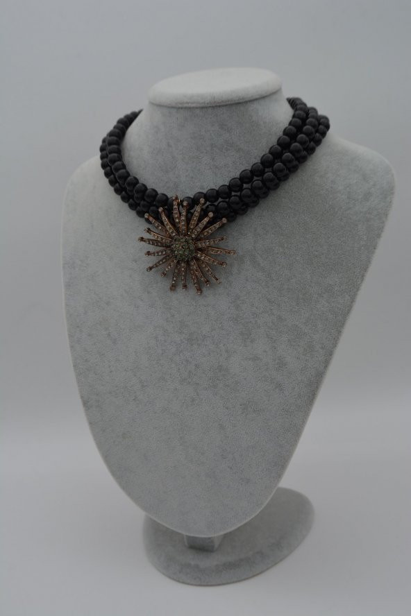 STONEAGE Bayan Güneş Kolye Özel Tasarım - 3