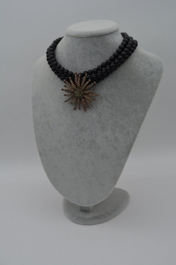 STONEAGE Bayan Güneş Kolye Özel Tasarım - 4