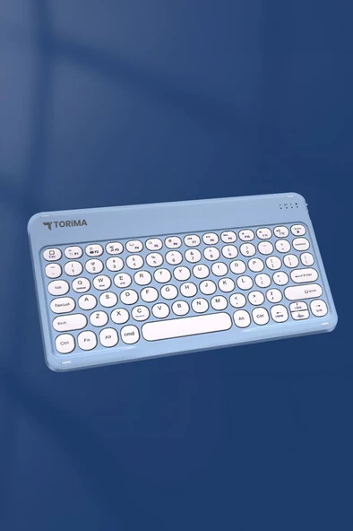 Torima TMK-08 Mavi Kablosuz Bluetooth Klavye Mouse Seti - 2