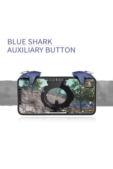 Qozie Ch 5 Blue Shark Mobil Game Pubg Tetik Oyun Kontrol Aparatı - 4