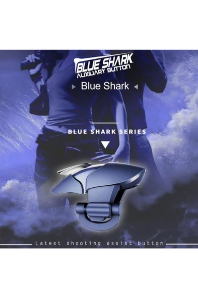 Qozie Ch 5 Blue Shark Mobil Game Pubg Tetik Oyun Kontrol Aparatı - 7