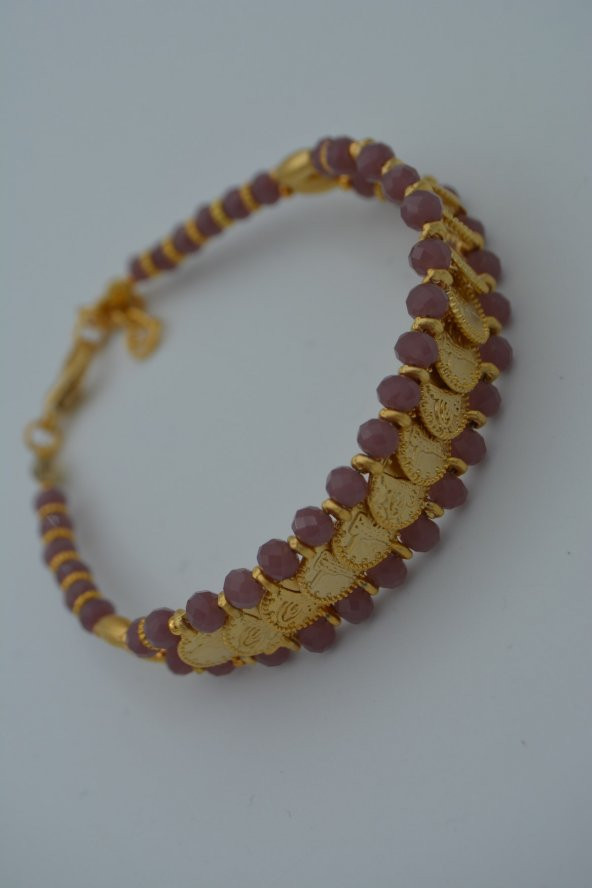 STONEAGE Bileklik Altın Kaplama Çek Kristali ürün görseli