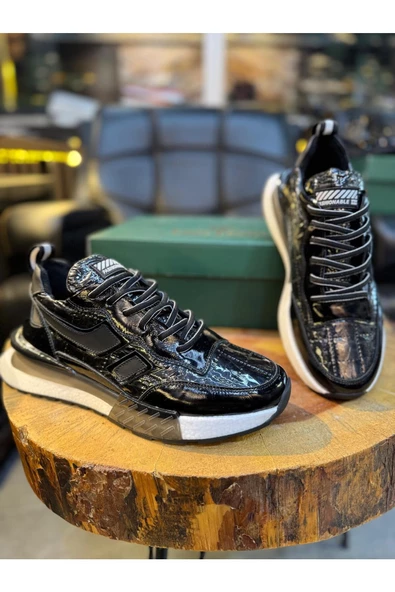 LUİZ PAULO 1091 SİYAH PARAŞÜT ERKEK SNEAKERS