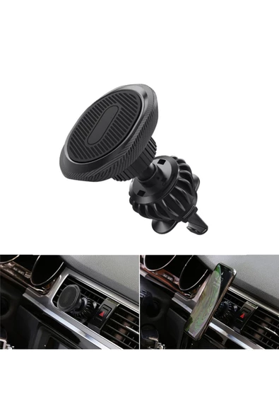 Qozie Araç Havalandırma Bölmesi 360  Dönebilen Manyetik Telefon Tutucu - 5