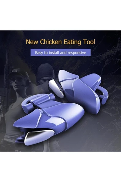 Qozie Ch 5 Blue Shark Mobil Game Pubg Tetik Oyun Kontrol Aparatı - 2