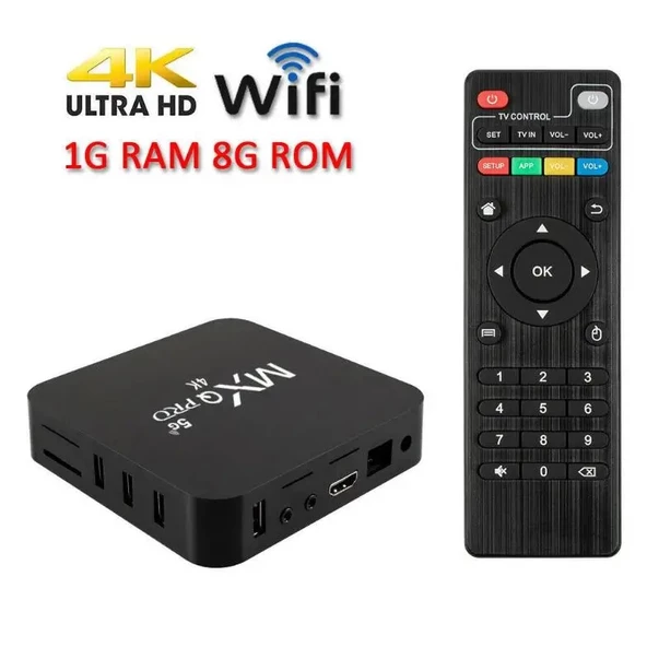 Anunnaki 4k Ultra Hd Android Tv Box Mxq Pro 2GB 16GB 5G Dört Çekirdekli Meida Player - 6