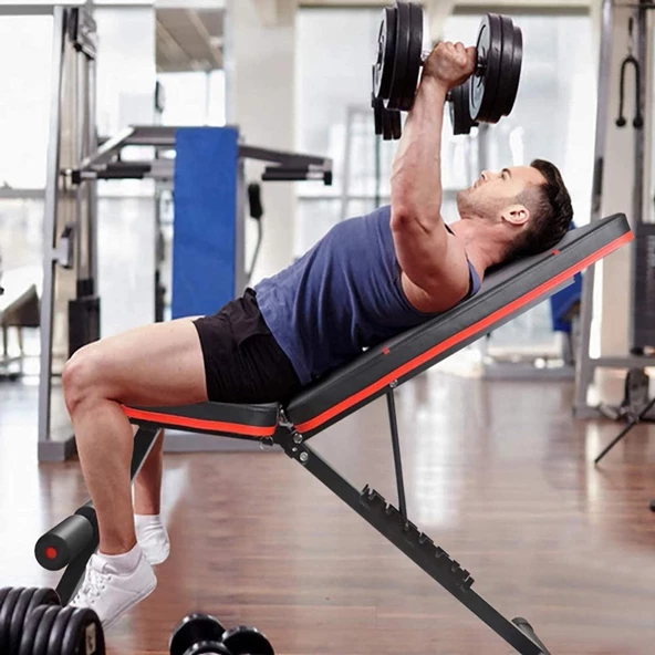 Anunnaki Situp Output Fitness Koltuğu Katlanabilir Spor Ağırlık Sehpası - 3