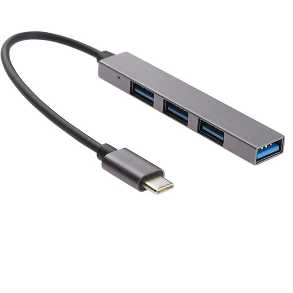 Anunnaki type-c To Usb Hub 4 Port Çoklayıcı Macbook Ile Uyumlu Çoğaltıcı Type C To Usb Converter Hub - Resim 3