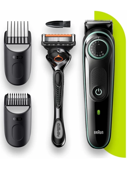 Braun BT 3341+ Gillette Saç ve Sakal Şekillendirici