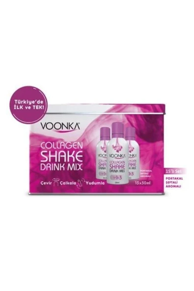 VOONKA Beauty Collagen Shake Drink Mix 15 X 50 Ml Klasik 8682241302147