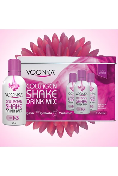 VOONKA Beauty Collagen Shake Drink Mix 15 X 50 Ml Klasik 8682241302147 - 2