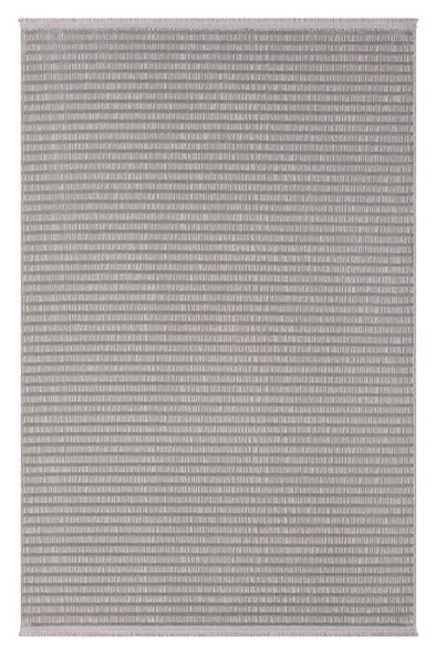 Sümer Sm008g Gri Antrasit Çizgi Desen Halı Dekoratif Modern Tozuyok Antialerjik Salon Halısı Koridor Özel Ölçü POLY. KEMIK ürün görseli