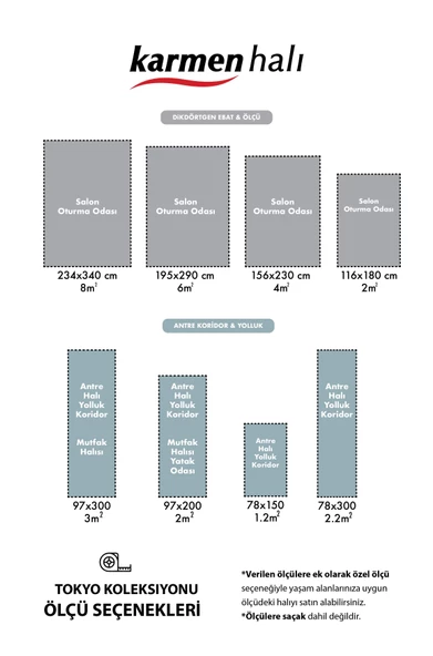 Tokyo 1753 Bej Halı Kahverengi Detaylı Geometrik Desen Modern Akrilik Halı Kaymaz Taban Tozuaz Özel Ölçü BEJ-KAHVE - Resim 6