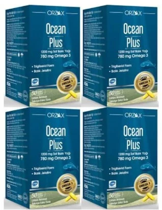 Ocean Plus 1200 mg 50 Kapsül 4 Adet