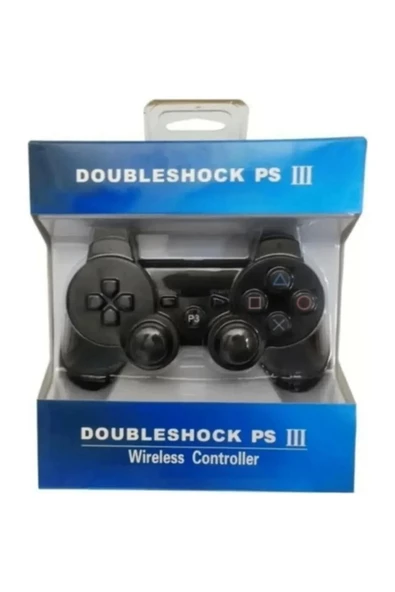 Anunnaki Kablosuz Siyah Doubleshock Titreşimli Pc ve PS3 Uyumlu Yeni Nesil Joystick Gamepad - 3