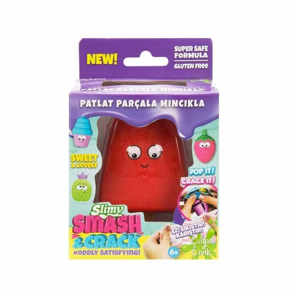 Slimy Patlat Pop-it 55 gr - Kırmızı Dondurma Slime - 2