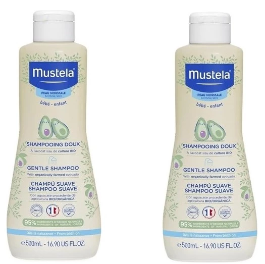 Mustela Papatya Özlü Gentle Shampoo 500 Ml 2 Adet