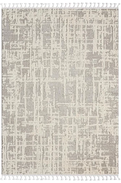 Wool Wl007a Bej Halı Sisal Bukle Dekoratif Kabartmalı Halı Tozsuz Antialerjik Salon Halısı Koridor Özel Ölçü VIZON-BEYAZ ürün görseli