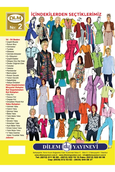 Güler Erkan Provasız Ana Beden Giyim Kalıpları No:2 - 2